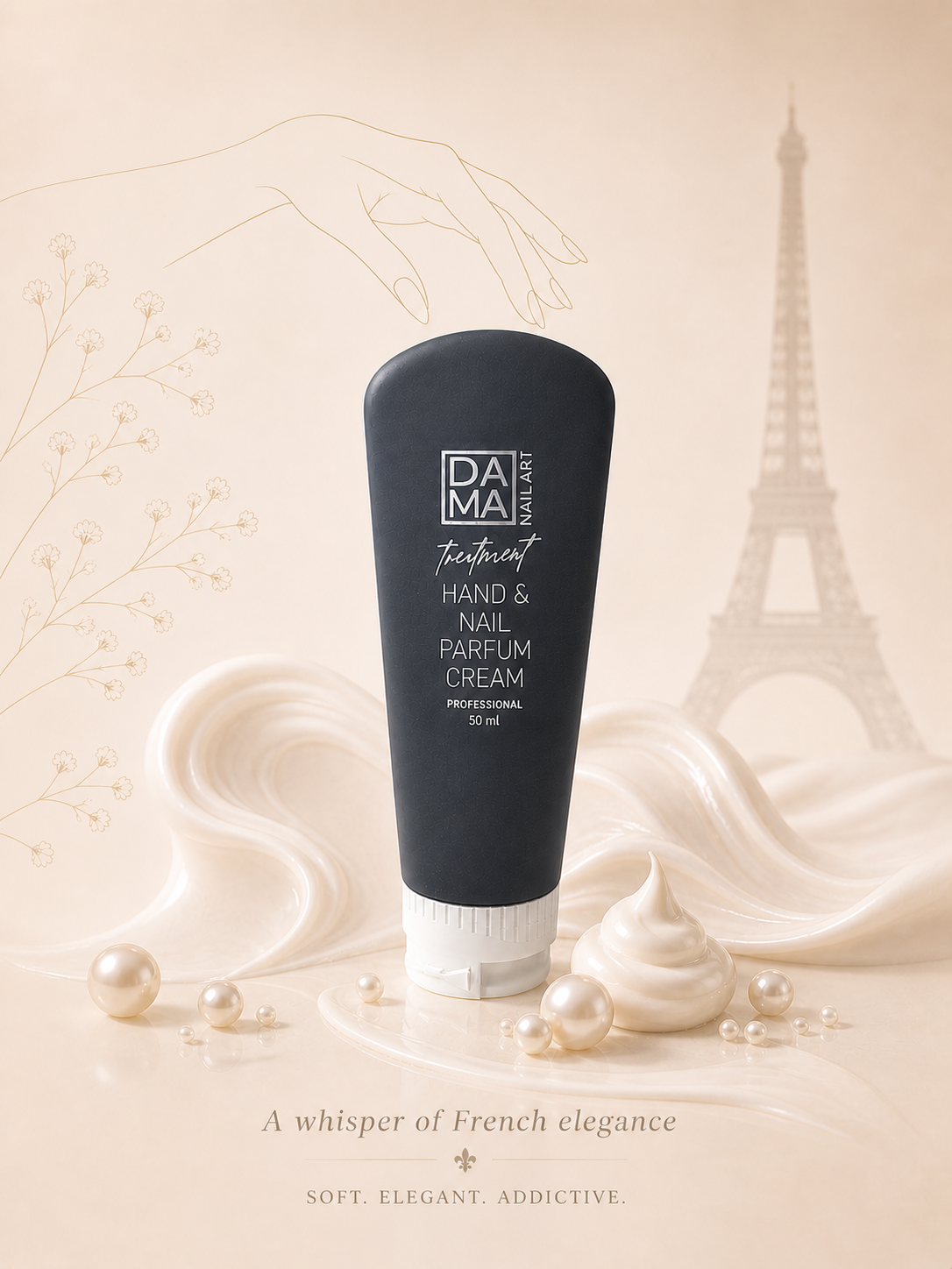 DamaNailArt CREMA NUTRITIVA CON PERFUME GOLD 50 ml