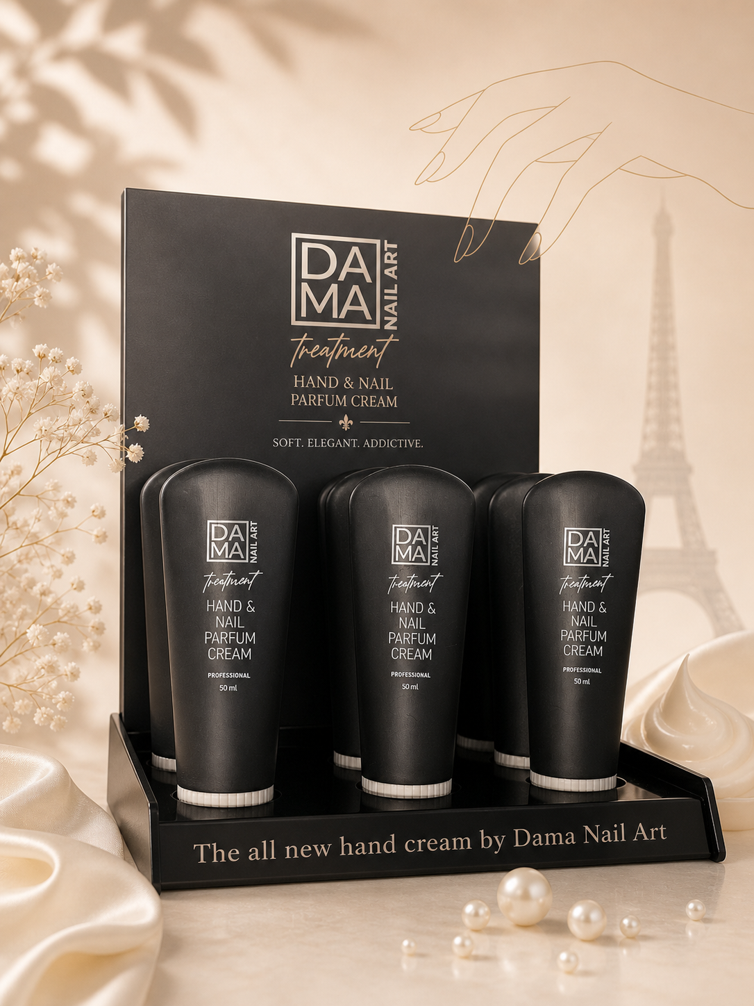 DamaNailArt SET CREMA NUTRITIVA CON PERFUME 50 ml. 27 uds.