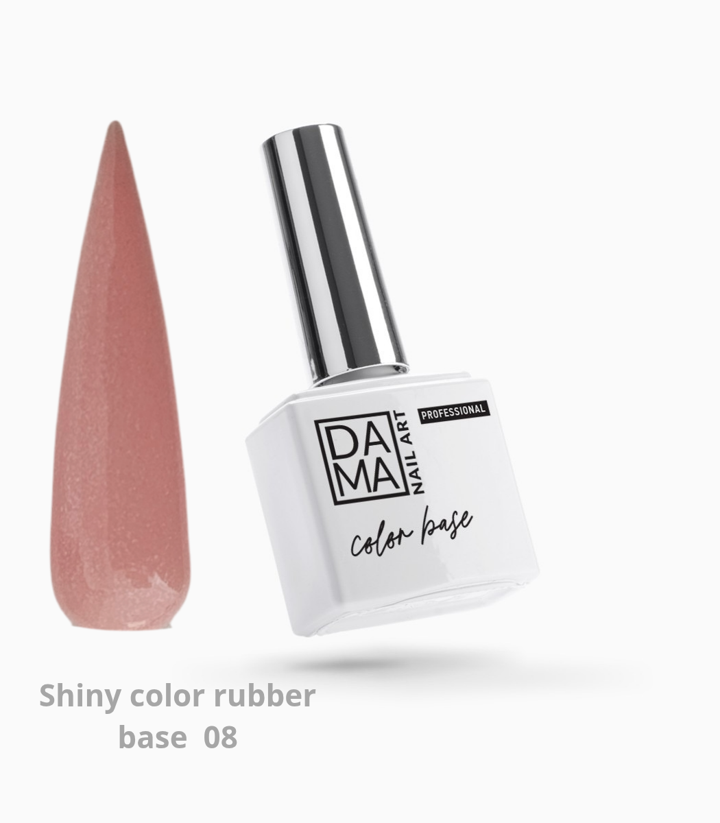 Rubbe base shine color nude