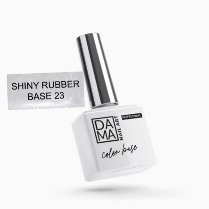 Rubber base shiny color blanco lechoso