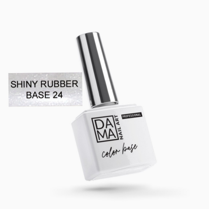 Rubber base shine blanco lechoso