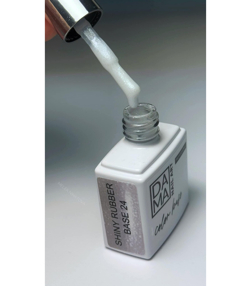 Rubber base shiny color 24_ Rubber base shiny color blanco lechoso