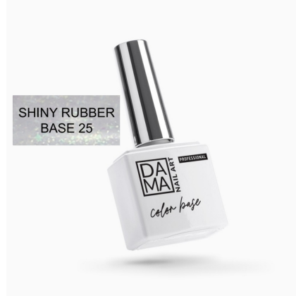 Rubber base shiny blanco lechoso