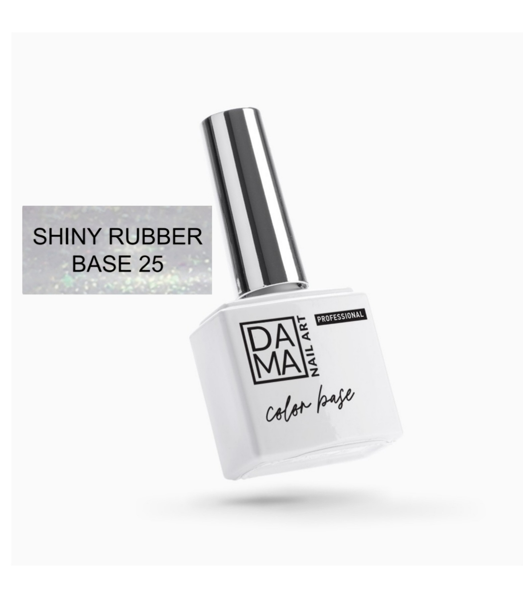 Rubber base shiny blanco lechoso