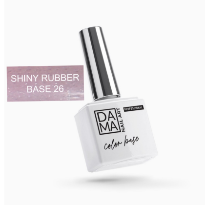 Rubber base shiny color rosa