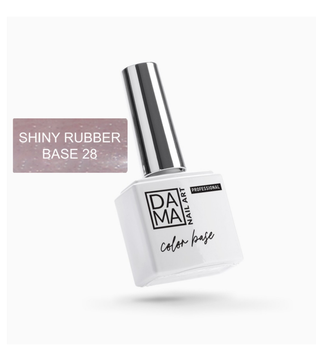 Rubber base shiny color nude 28