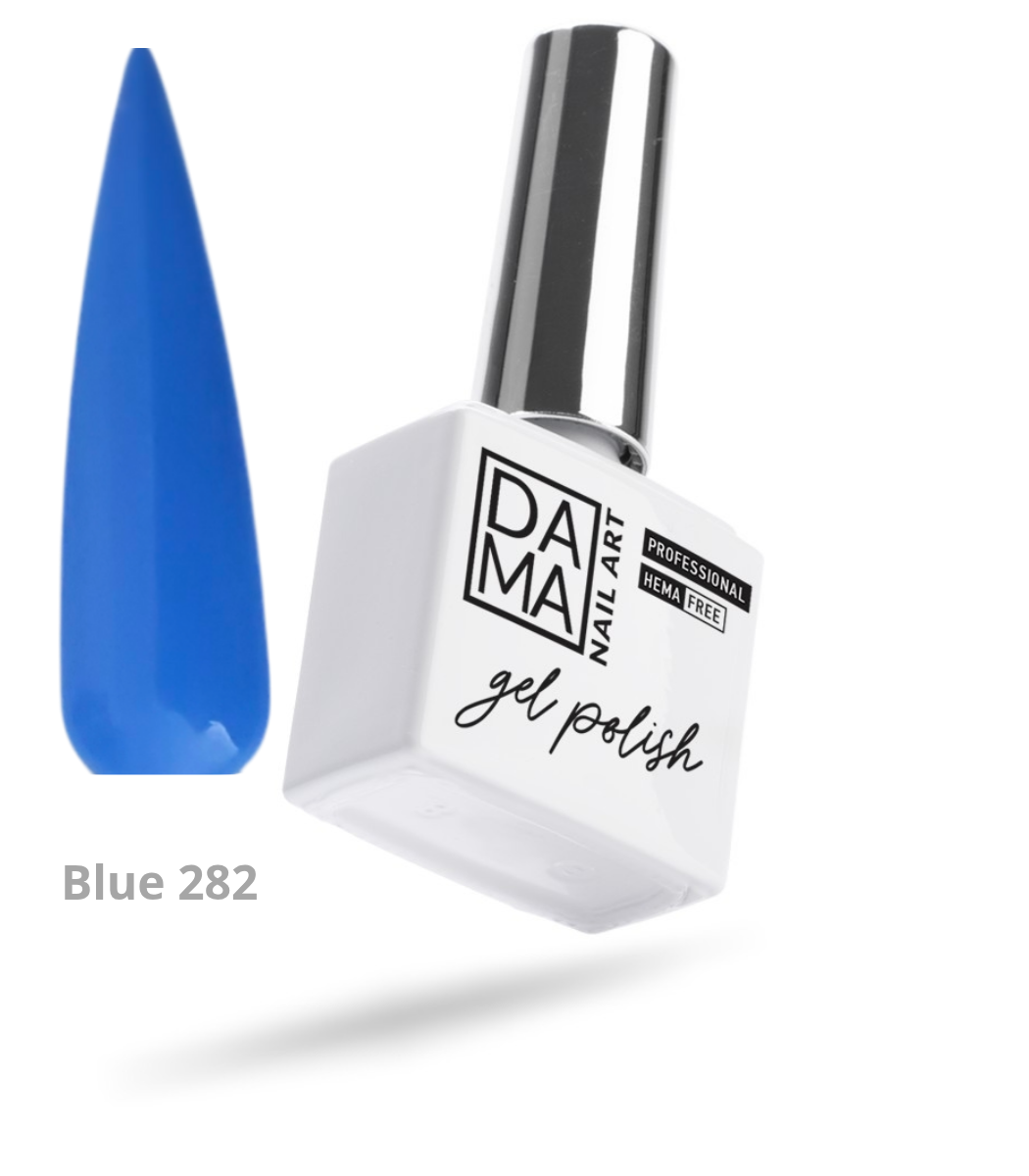 Esmalte semipermanente Blue 282 HEMA & TPO FREE DAMA NAIL ART