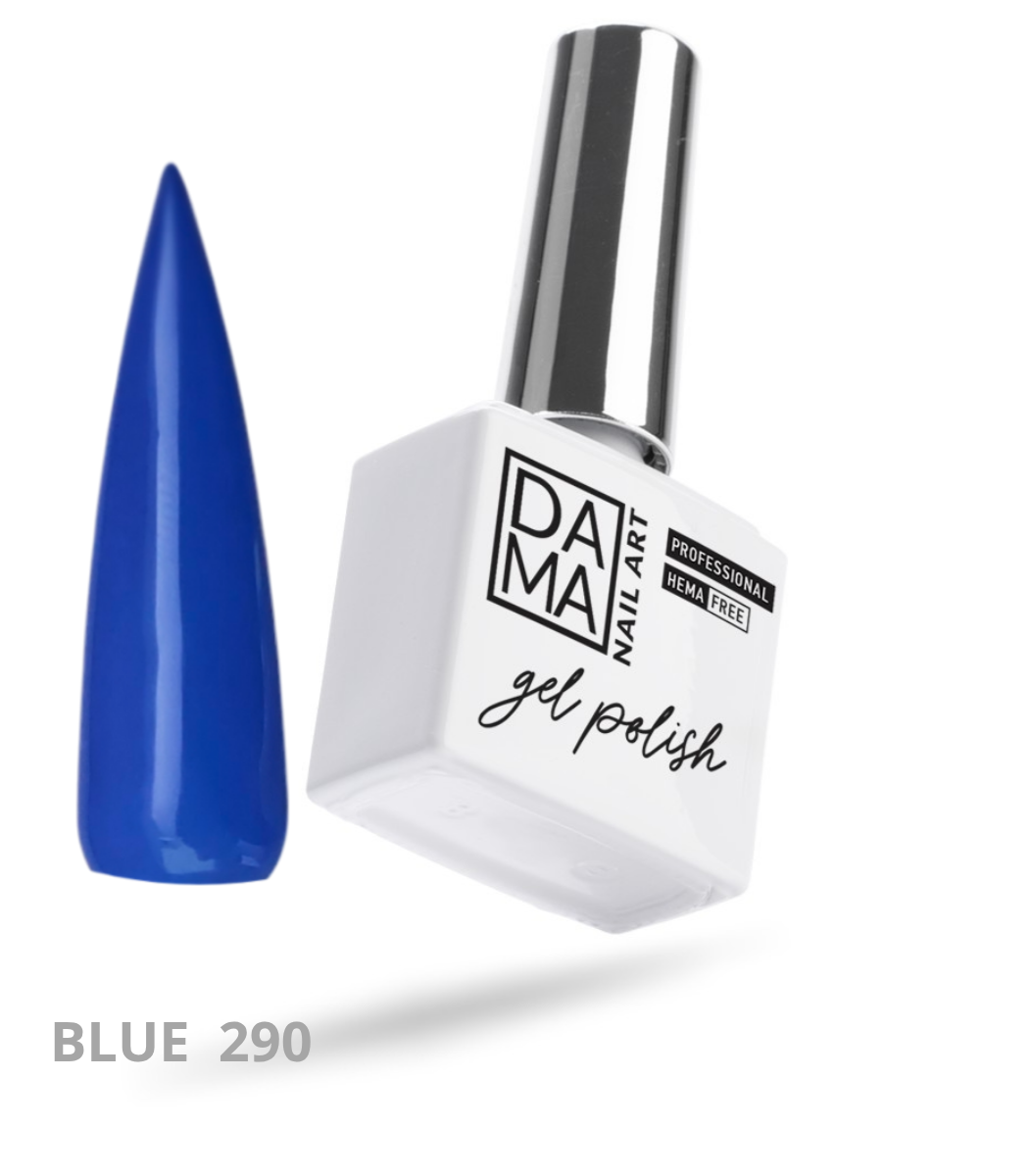 Esmalte semipermanente Blue 290 HEMA & TPO FREE DAMA NAIL ART