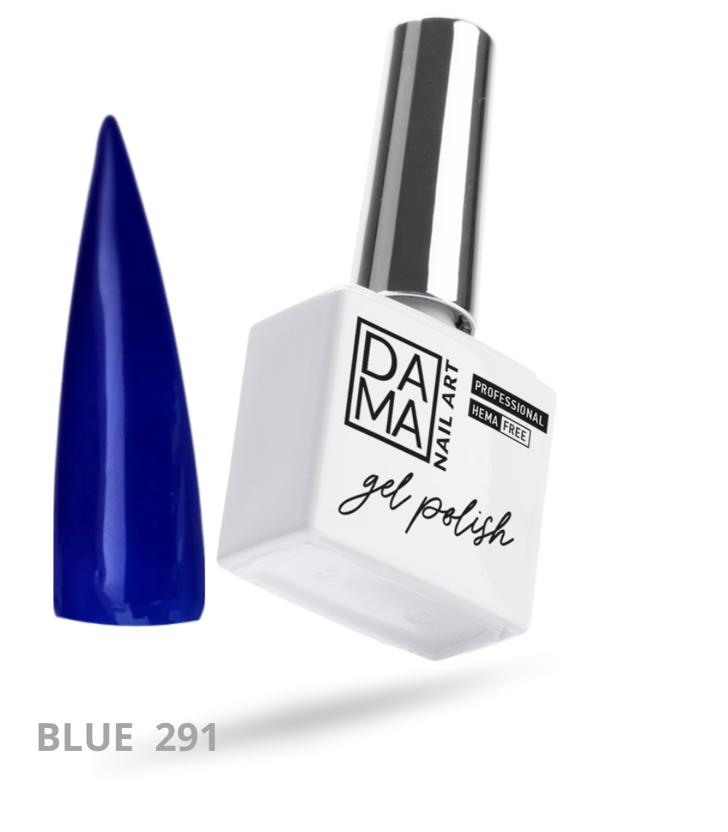 Esmalte semipermanente Blue 291 HEMA & TPO FREE DAMA NAIL ART