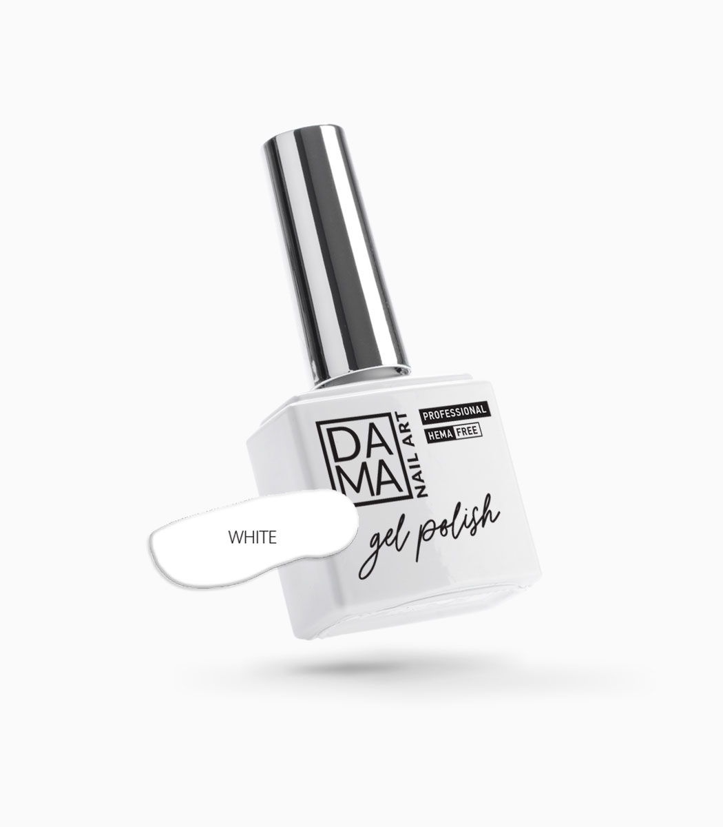 Esmalte semipermanente Blanco HEMA & TPO FREE DAMA NAIL ART