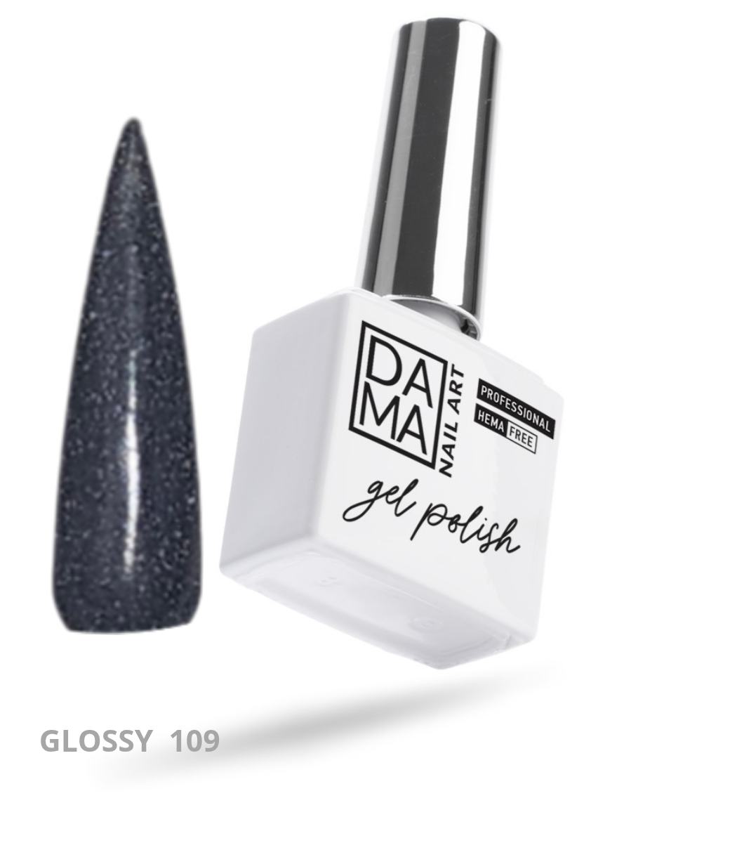 Esmalte semipermanente Glossy 109 HEMA & TPO FREE DAMA NAIL ART