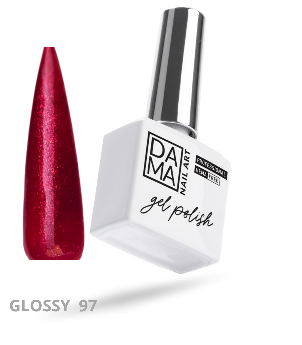 Esmalte semipermanente Glossy 97 HEMA & TPO FREE DAMA NAIL ART