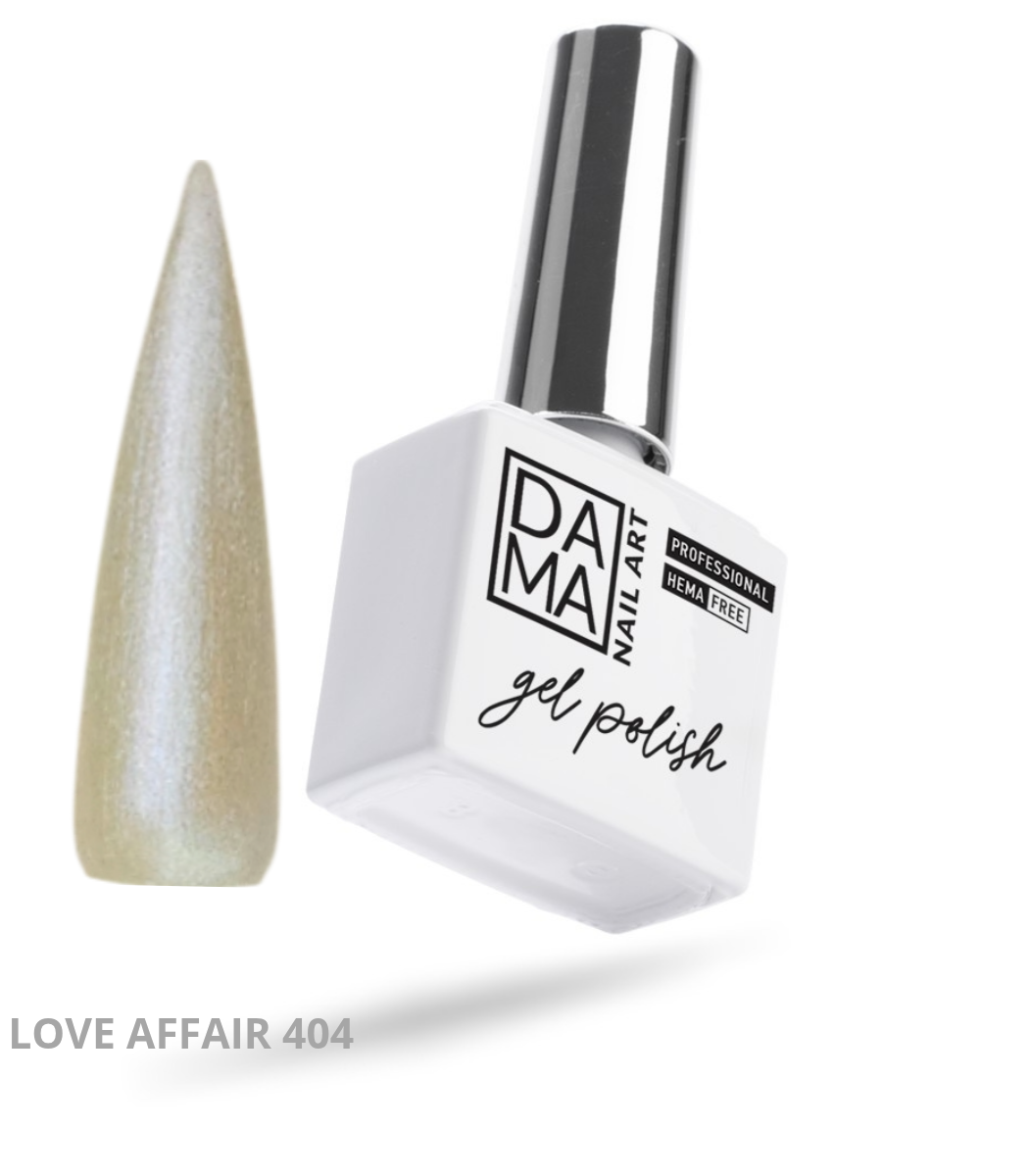Esmalte semipermanente Love Affair 404 HEMA & TPO FREE DAMA NAIL ART