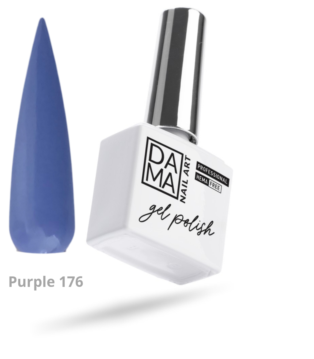 Esmalte semipermanente Purple 176 HEMA & TPO FREE DAMA NAIL ART