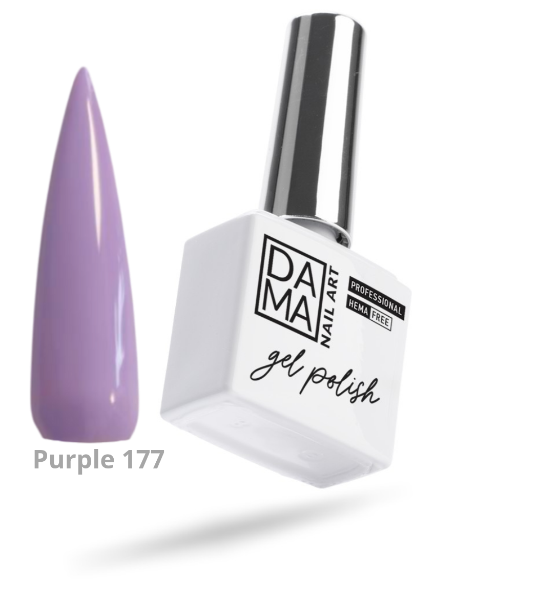 Esmalte semipermanente Purple 177 HEMA & TPO FREE DAMA NAIL ART