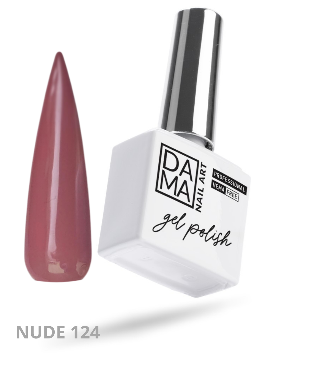 Esmalte semipermanente Nude 124 HEMA & TPO FREE DAMA NAIL ART