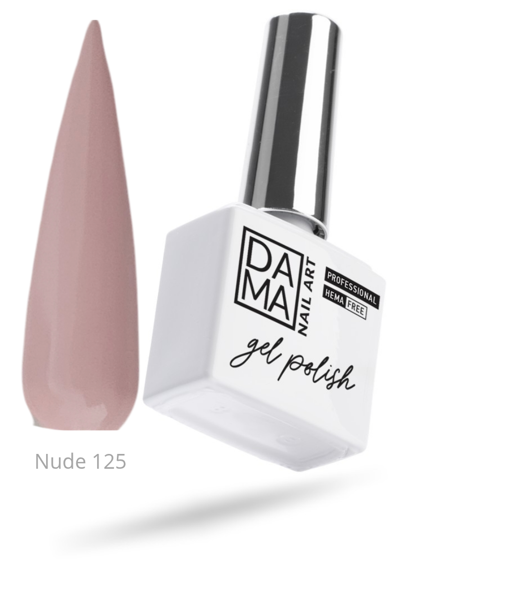 Esmalte semipermanente Nude 125 HEMA & TPO FREE DAMA NAIL ART