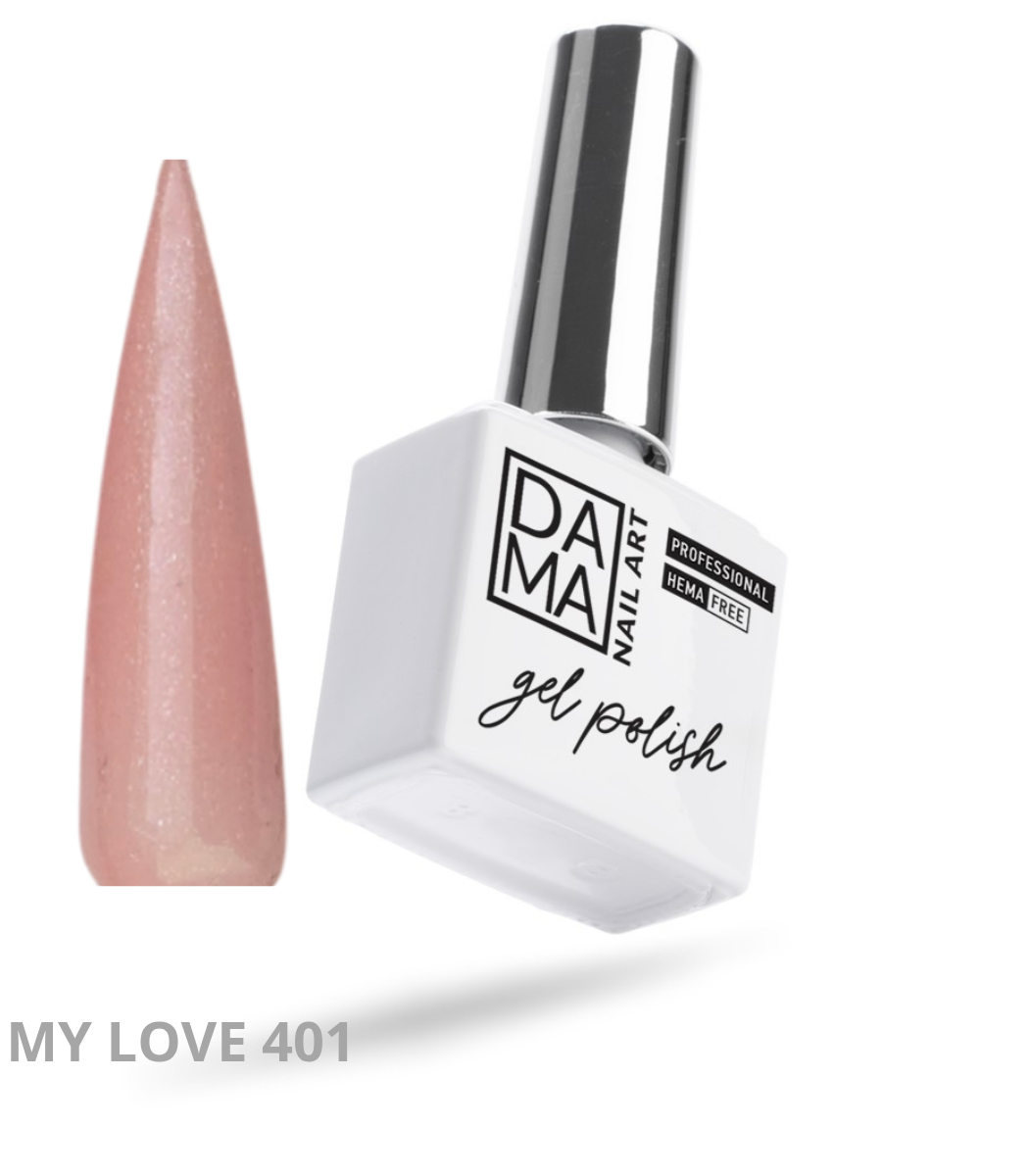 Esmalte semipermanente My Love 401 HEMA & TPO FREE DAMA NAIL ART