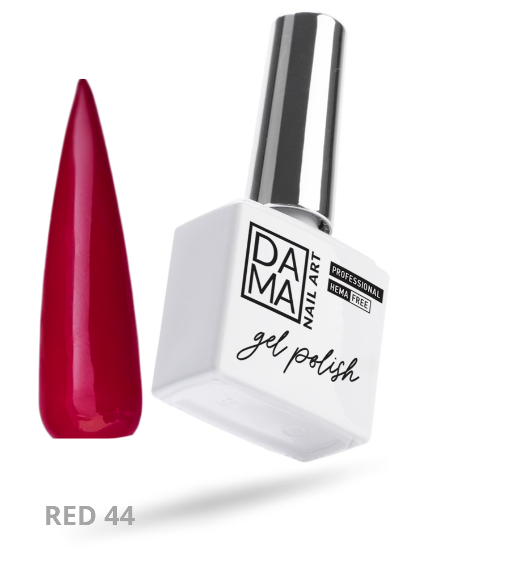 Esmalte semipermanente Red 44 HEMA & TPO FREE DAMA NAIL ART
