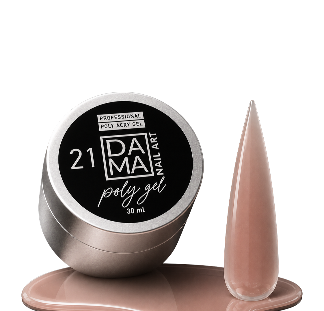 Poly Gel Dama Nail Art Nº21 HEMA & TPO FREE