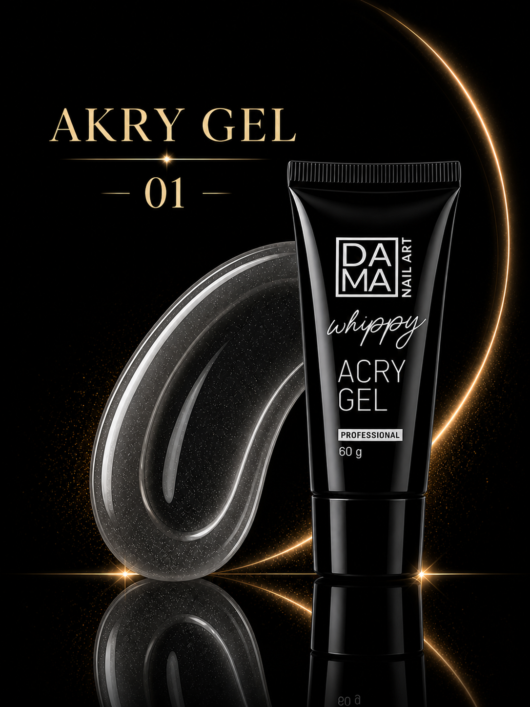 Acry Gel Dama Nail Art clear Nº01 HEMA & TPO FREE