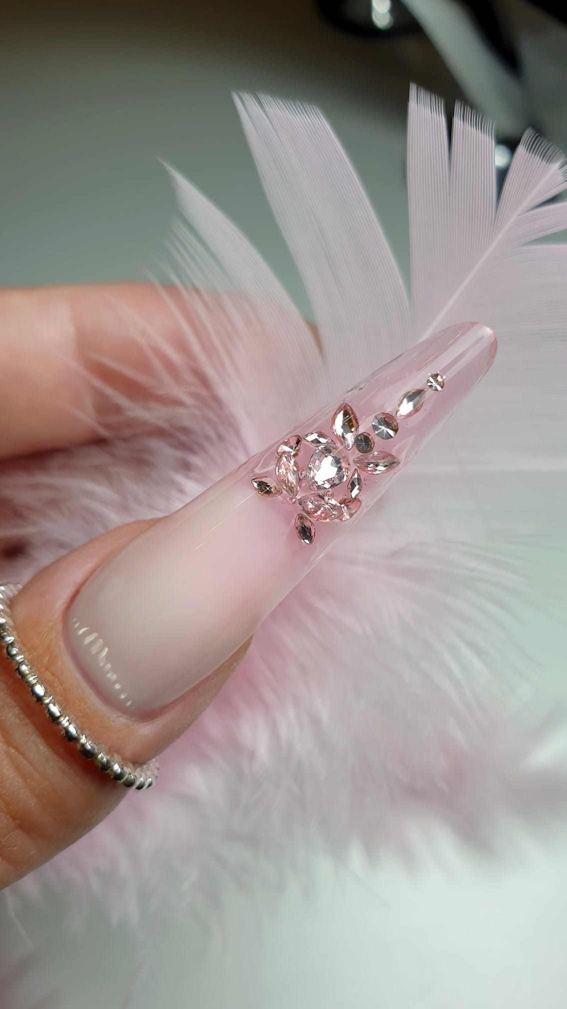 gel building rosa transparente 04