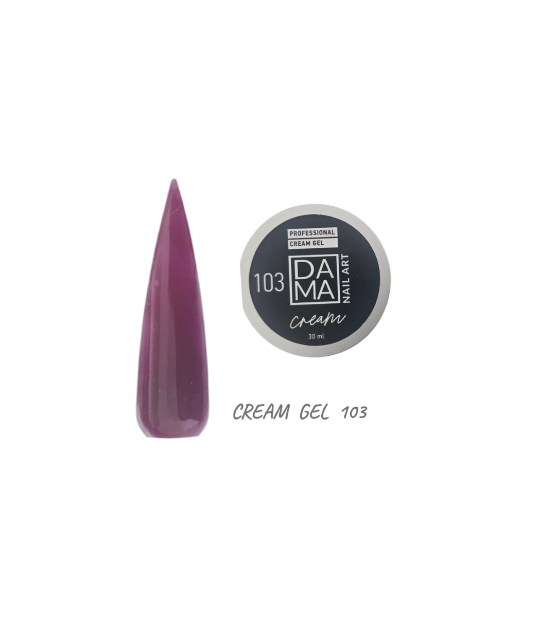 Gel Cream constructor N°103 de DAMA NAIL ART HEMA & TPO FREE
