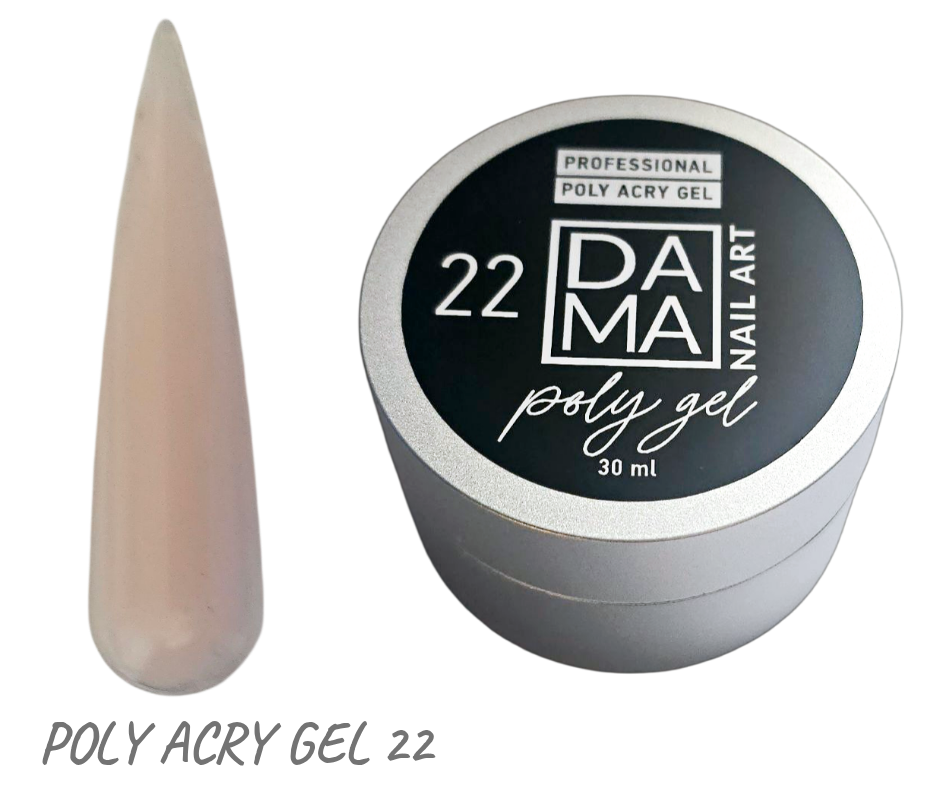 Poly Gel Dama Nail Art Nº22 HEMA & TPO FREE