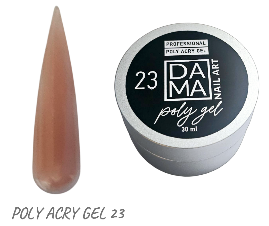 Poly Gel Dama Nail Art Nº23 HEMA & TPO FREE