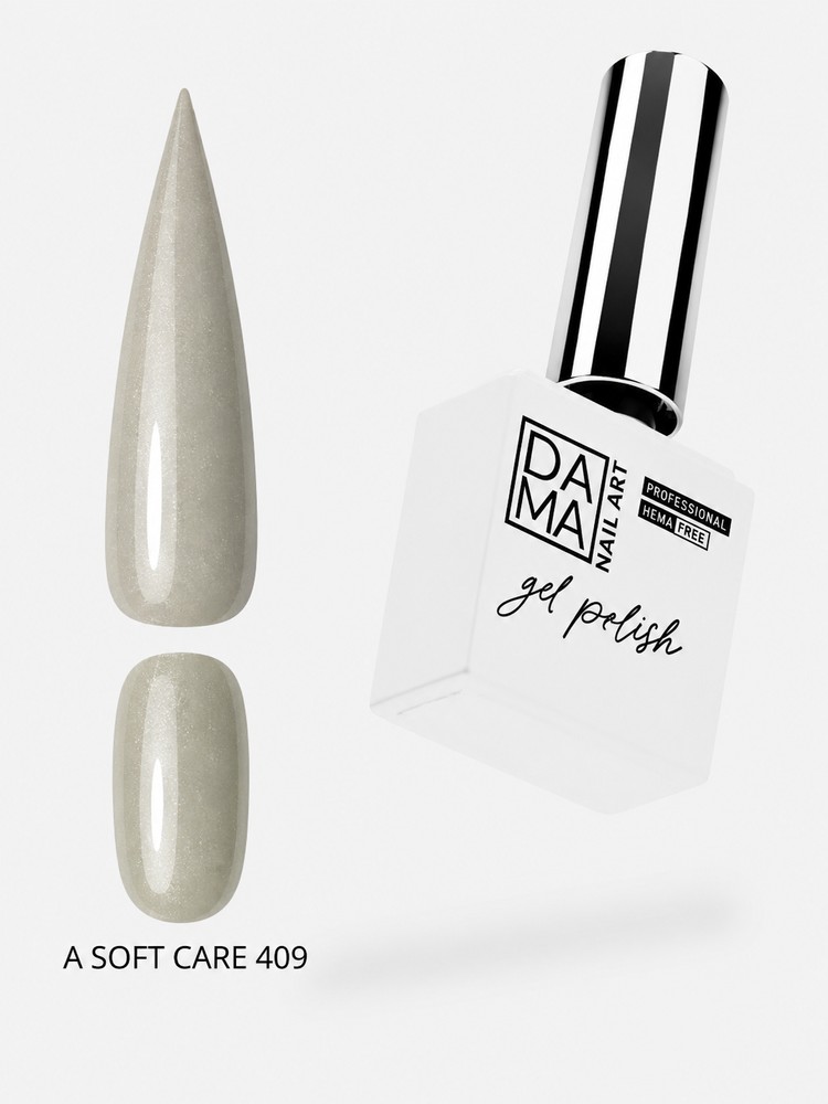 Esmalte semipermanente A Soft Care 409 HEMA & TPO FREE DAMA NAIL ART