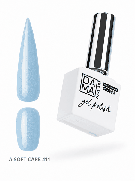 Esmalte semipermanente A Soft Care 411 HEMA & TPO FREE DAMA NAIL ART