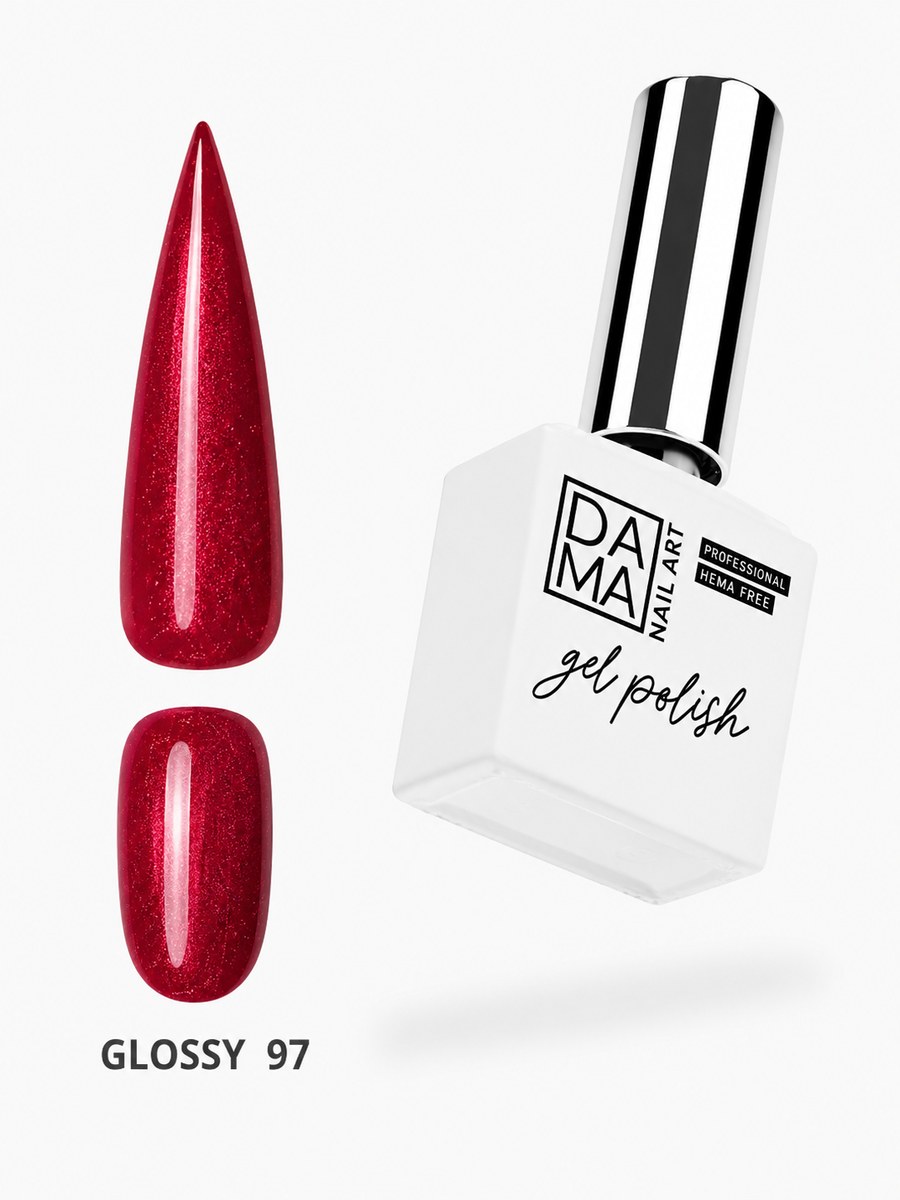 Esmalte semipermanente Glossy 97 HEMA & TPO FREE DAMA NAIL ART