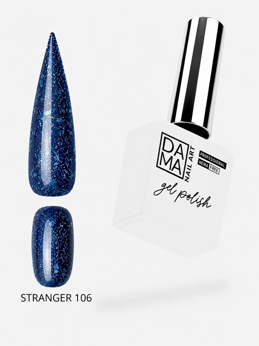 Esmalte semipermanente STRANGER 106 HEMA & TPO FREE DAMA NAIL ART